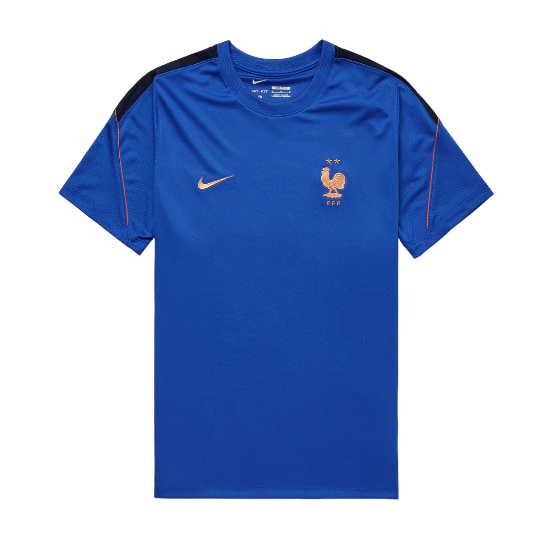 Nike France Strike Gameday Jersey 2026 (Game Royal/Metallic Copper)