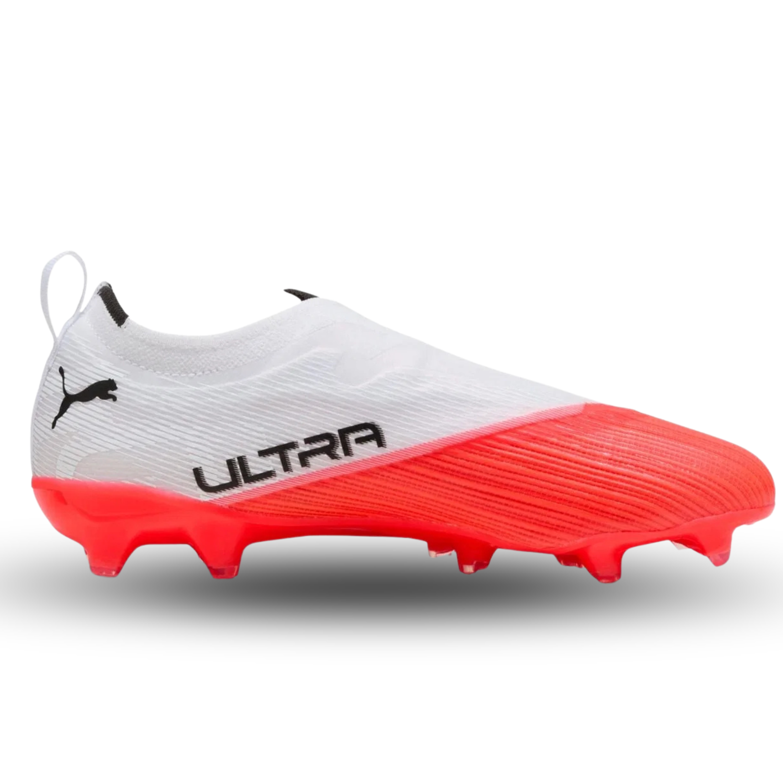 Puma Ultra Nitro 7 LL FG/AG Junior Soccer Cleats (White/Pink)