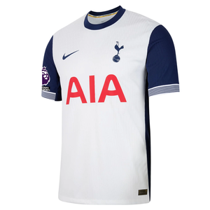 Nike Tottenham Authentic Son Heung-min Home Jersey w/ EPL + No Room For Racism Patches 24/25 (White/Binary Blue)