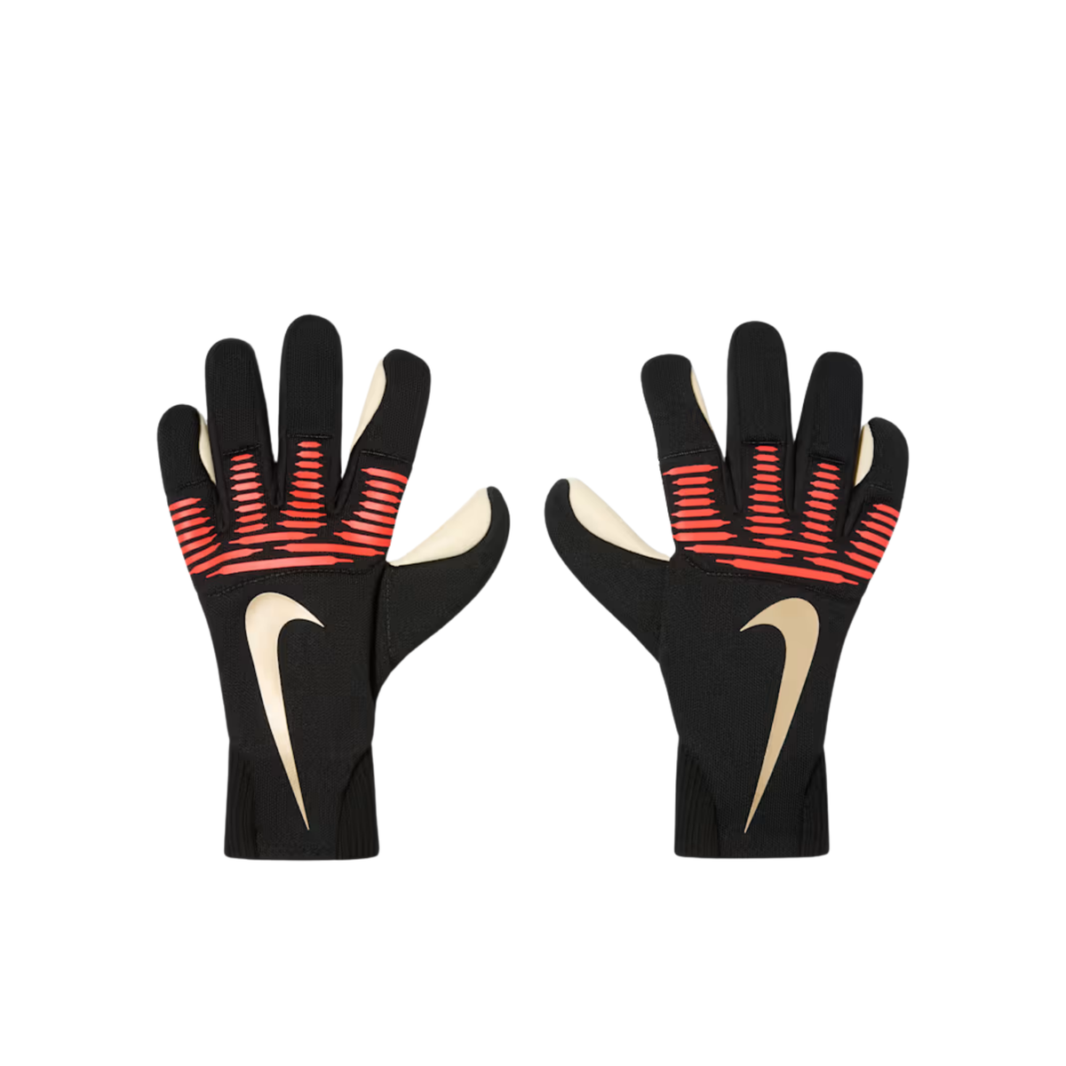 Nike Dynamic Fit Goalkeeper Gloves (Black/Bright Crimson/Blur)