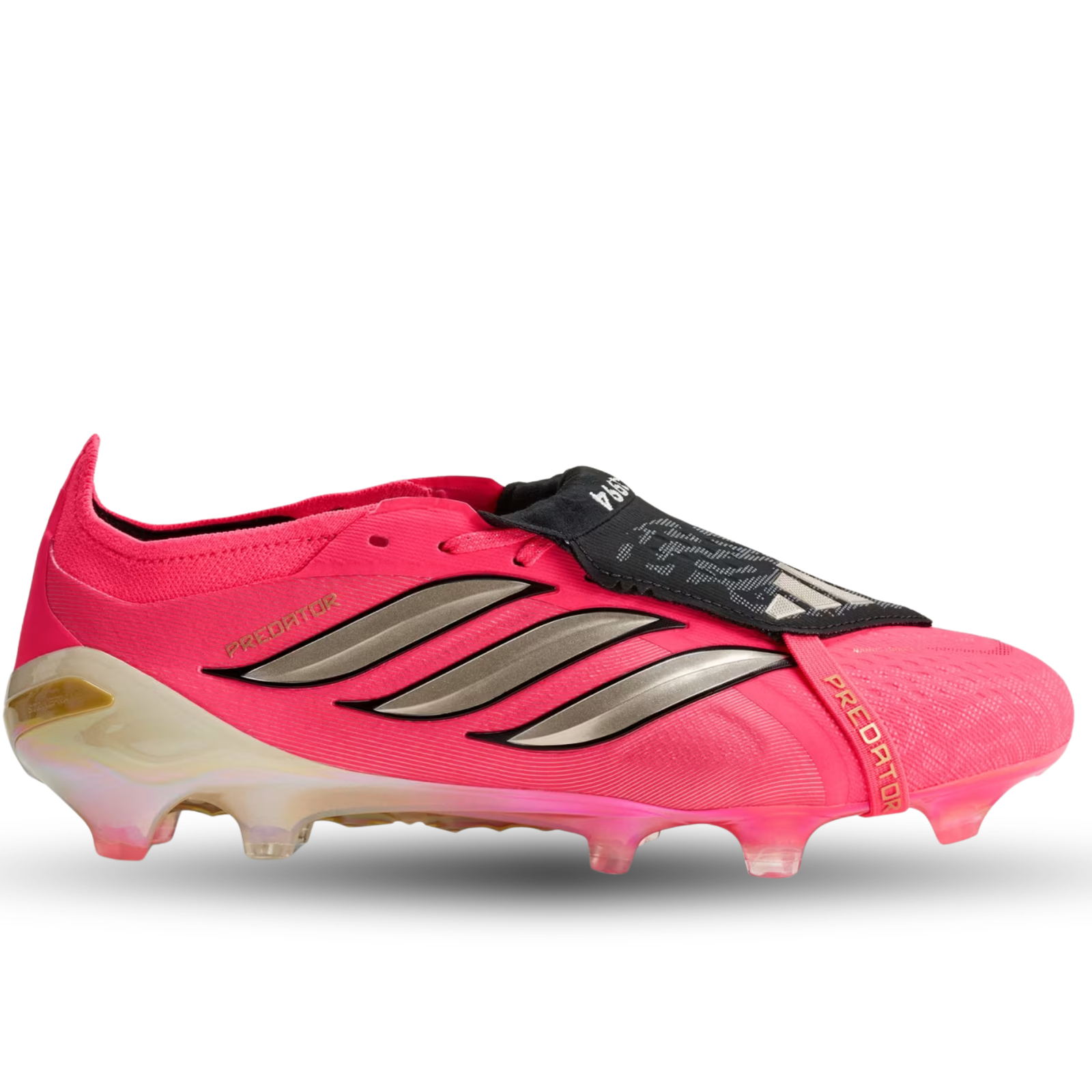 adidas Predator Elite FT Firm Ground Soccer Cleats (Pink/Black)