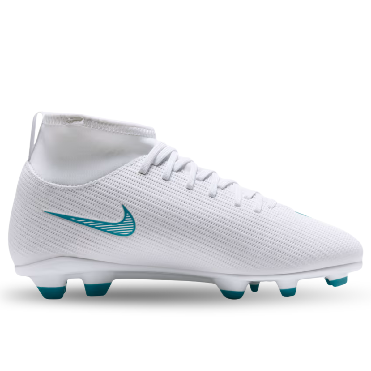 Nike Jr. Superfly 11 Club FG/MG Soccer Cleats (White/Dusty Cactus)
