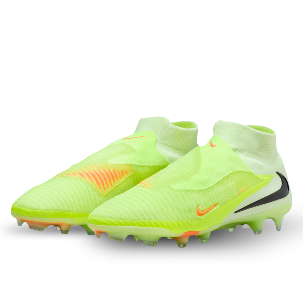 Nike Phantom 6 High Elite Firm Ground Soccer Cleats (Hyper Crimson/Black/Limelight)