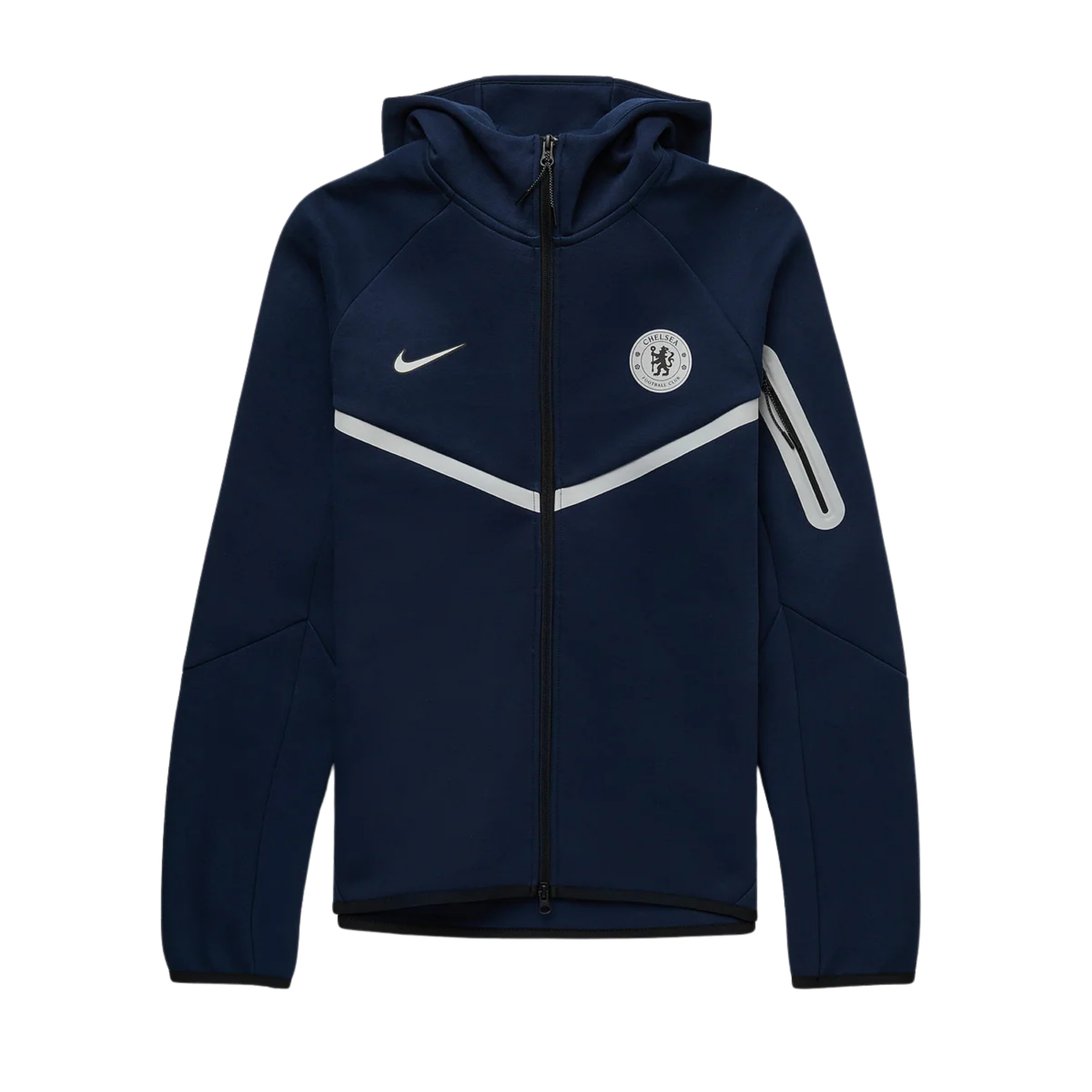 Nike Chelsea FC 26/27 Tech Fleece Windrunner Jacket (Blue Eclipse/Reflective Silver)