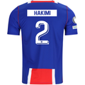 Nike Mens Paris Saint-Germain Achraf Hakimi Home Jersey w/ Champions League Patches 26/27 (Blue/White/Red)