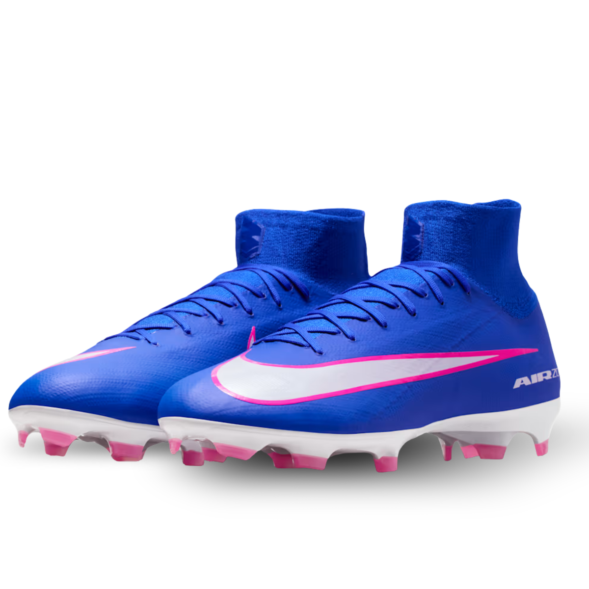 Nike Zoom Superfly 10 Pro Firm Ground Soccer Cleats (Racer Blue/White)