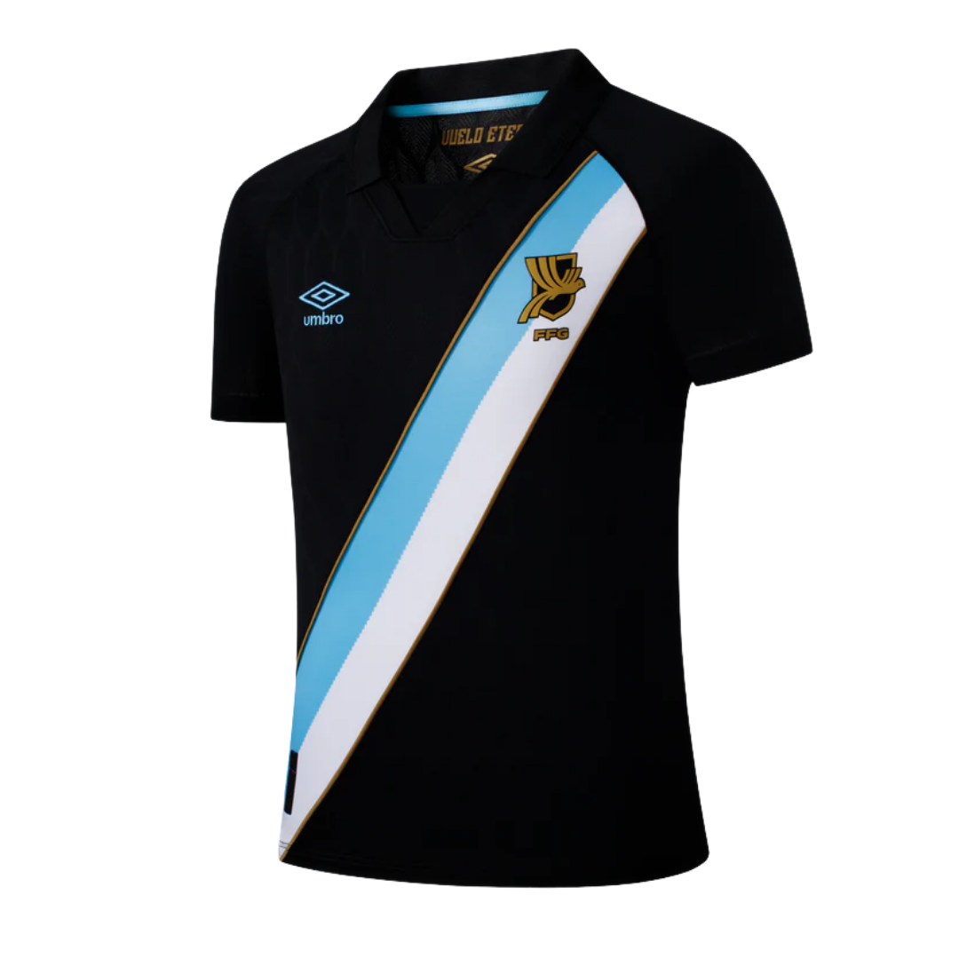 Umbro Men's Guatemala 2026 Authentic Away Jersey (Black)