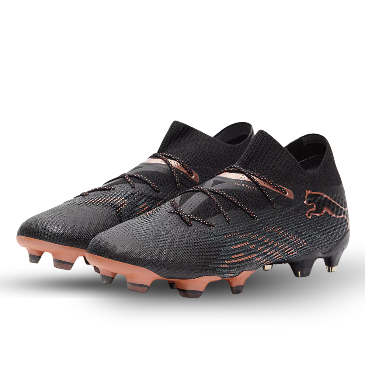 Puma Future 7 Ultimate FG/AG Soccer Cleats (Puma Black/Copper Rose)
