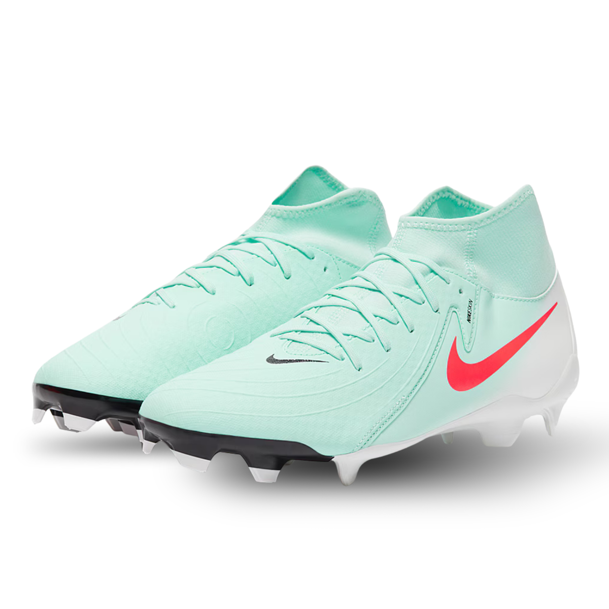 Nike Phantom Luna II Academy FG/MG Soccer Cleats (Mint/Atomic Red)