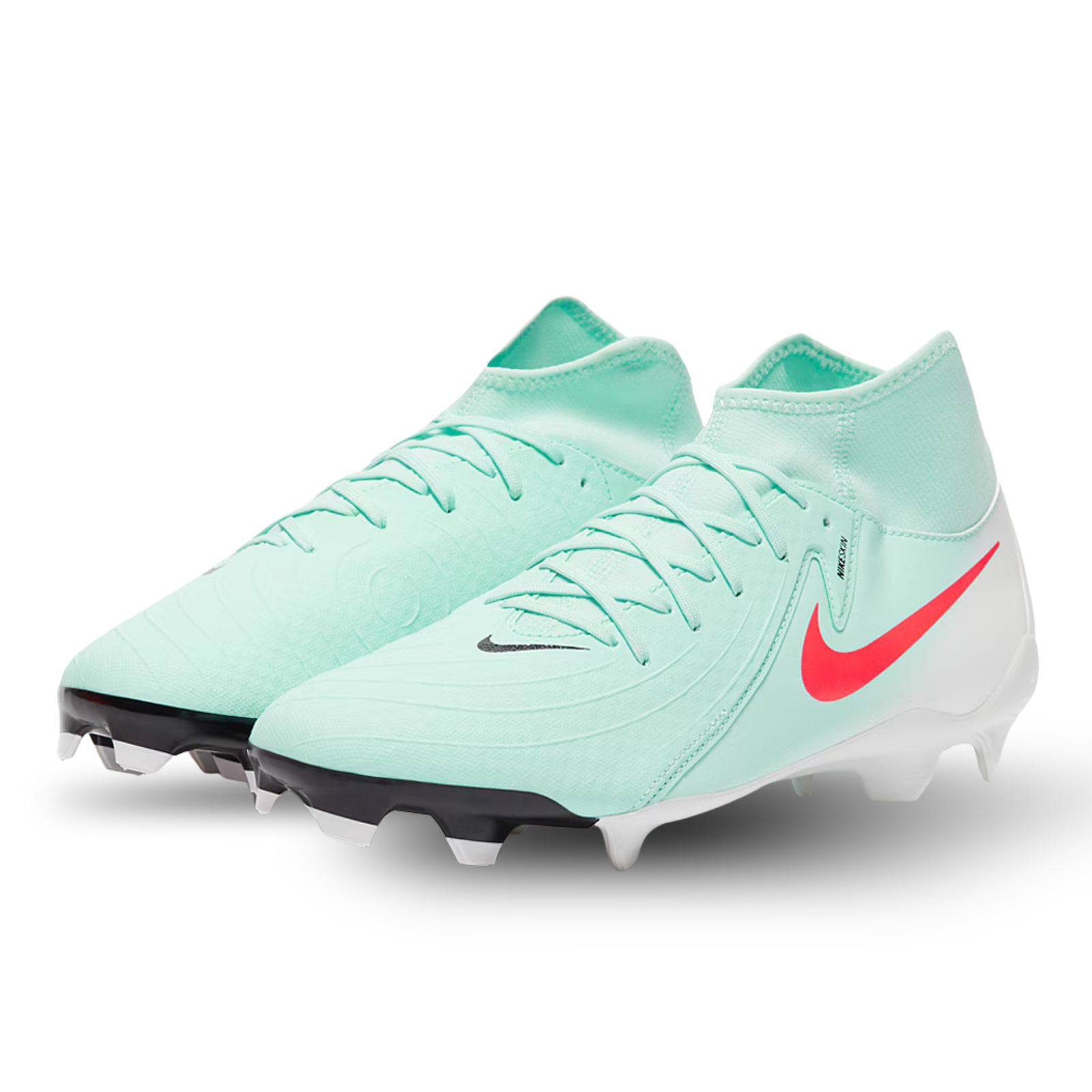 Nike Phantom Luna II Academy FG/MG Soccer Cleats (Mint/Atomic Red)