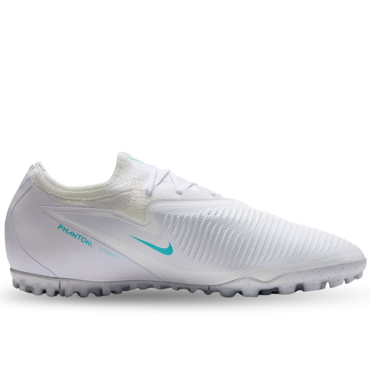 Nike ReactX Phantom 6 Low Pro TF Soccer Shoes (White/Dusty Cactus)