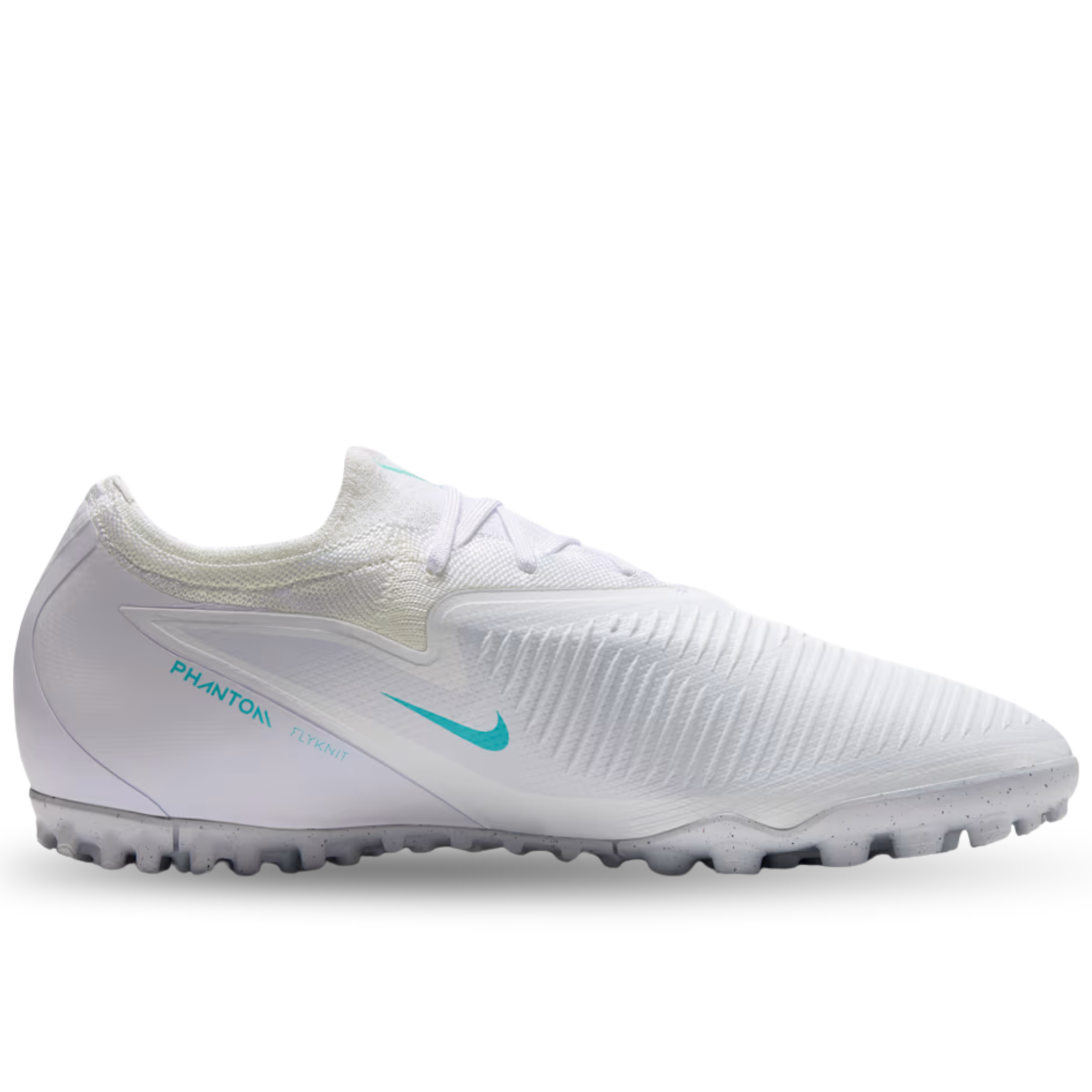 Nike ReactX Phantom 6 Low Pro TF Soccer Shoes (White/Dusty Cactus)