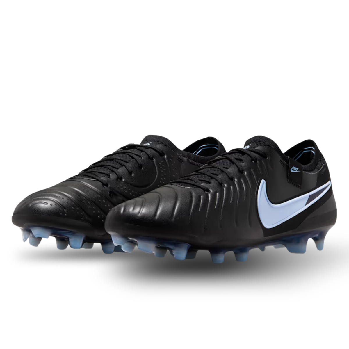 Nike Tiempo Legend 10 Elite Firm Ground Soccer Cleats (Ice Blue/Black)