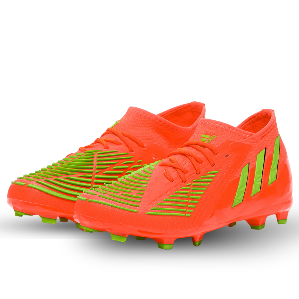 Botas de fútbol adidas Jr. Predator Edge.1 FG (Rojo solar/Verde solar)