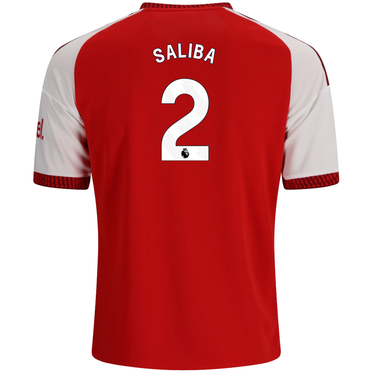 adidas Youth Arsenal William Saliba Home Jersey 26/27 (Better Scarlet)
