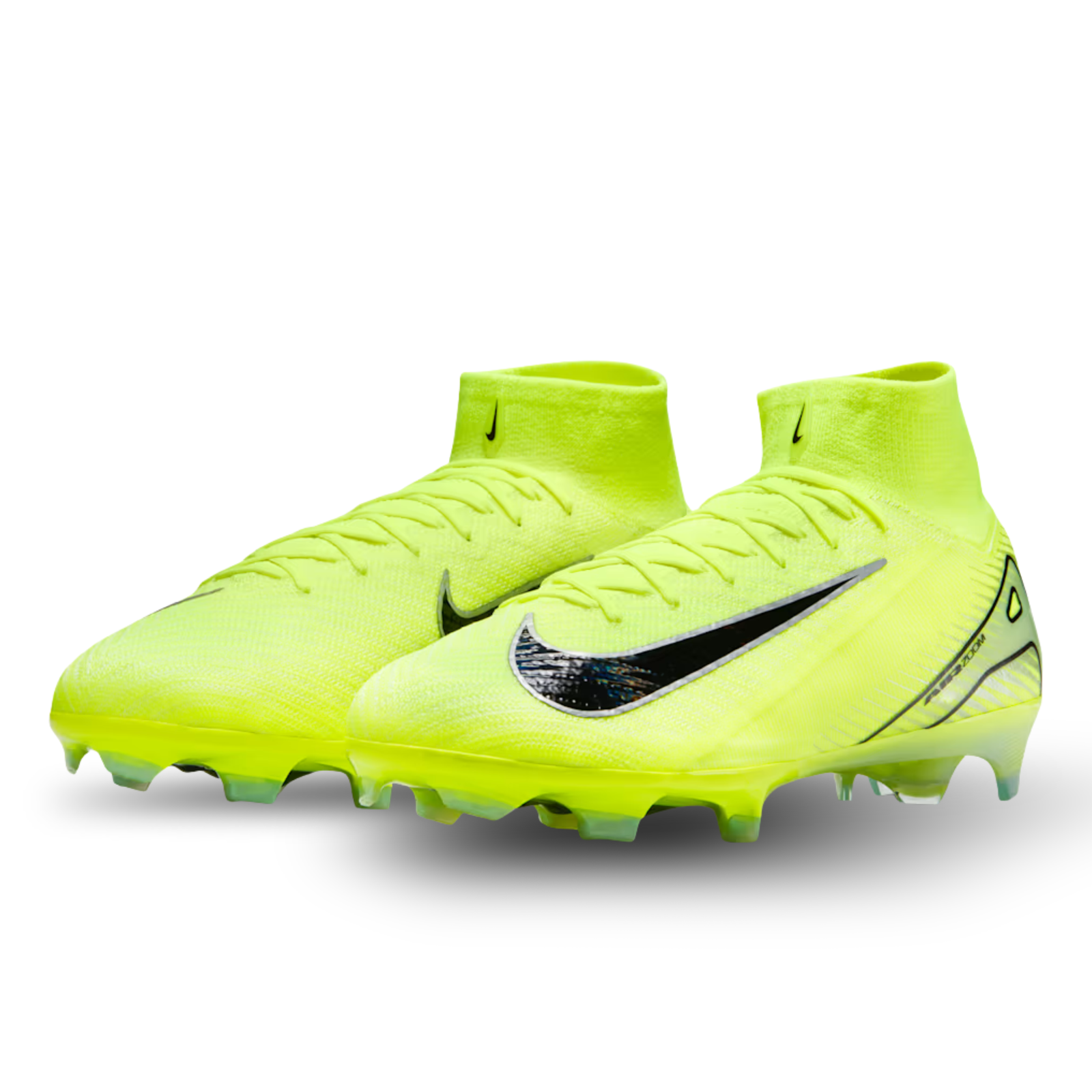Nike Zoom Superfly 10 Elite FG Soccer Cleats (Volt/Black)
