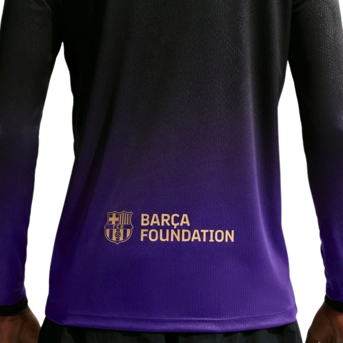 Nike FC Barcelona 26/27 Long Sleeve Away Soccer Jersey (Purple/Metallic Gold)
