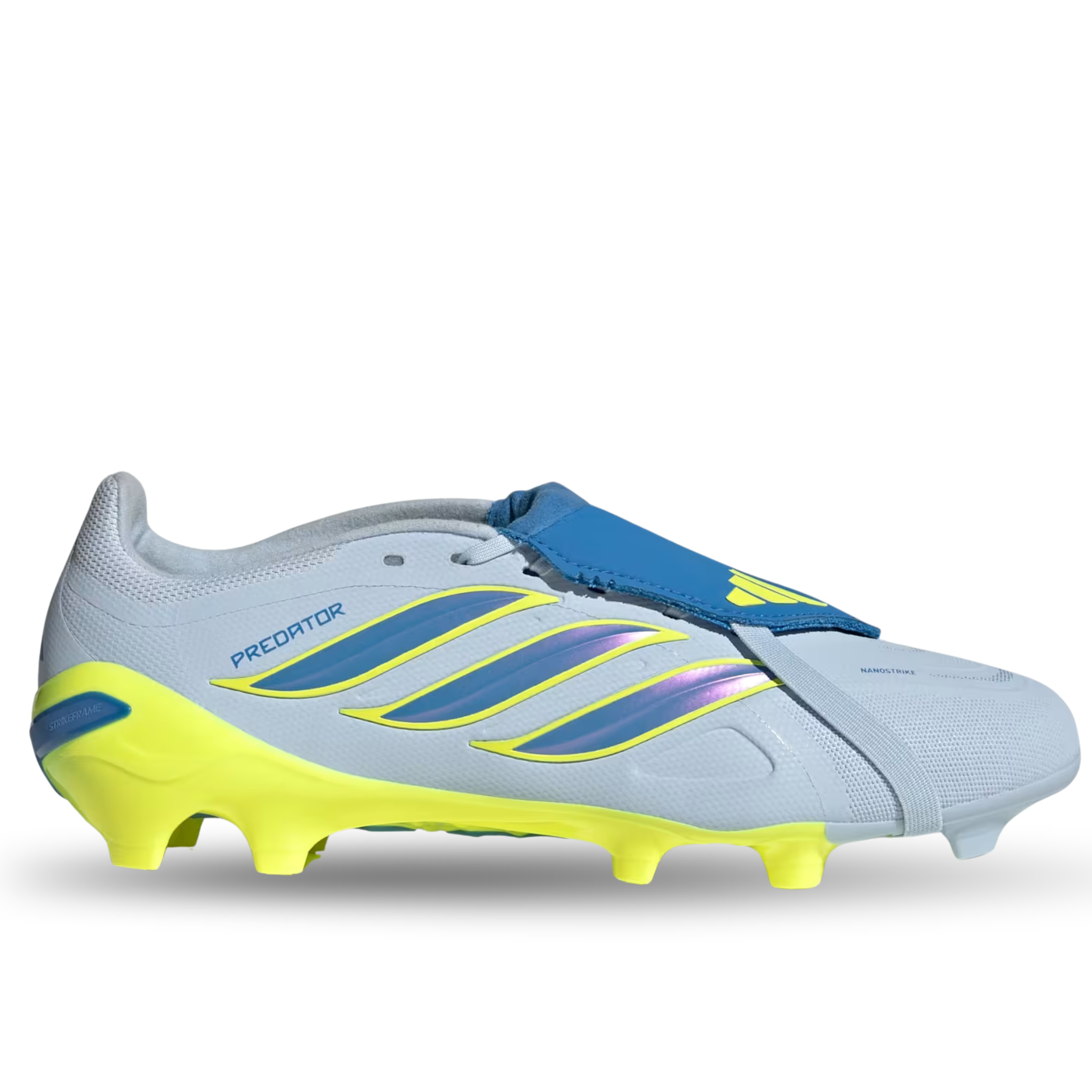 adidas Predator Pro FT Fold Tongue FG Soccer Cleats (Iron Metallic/Zer