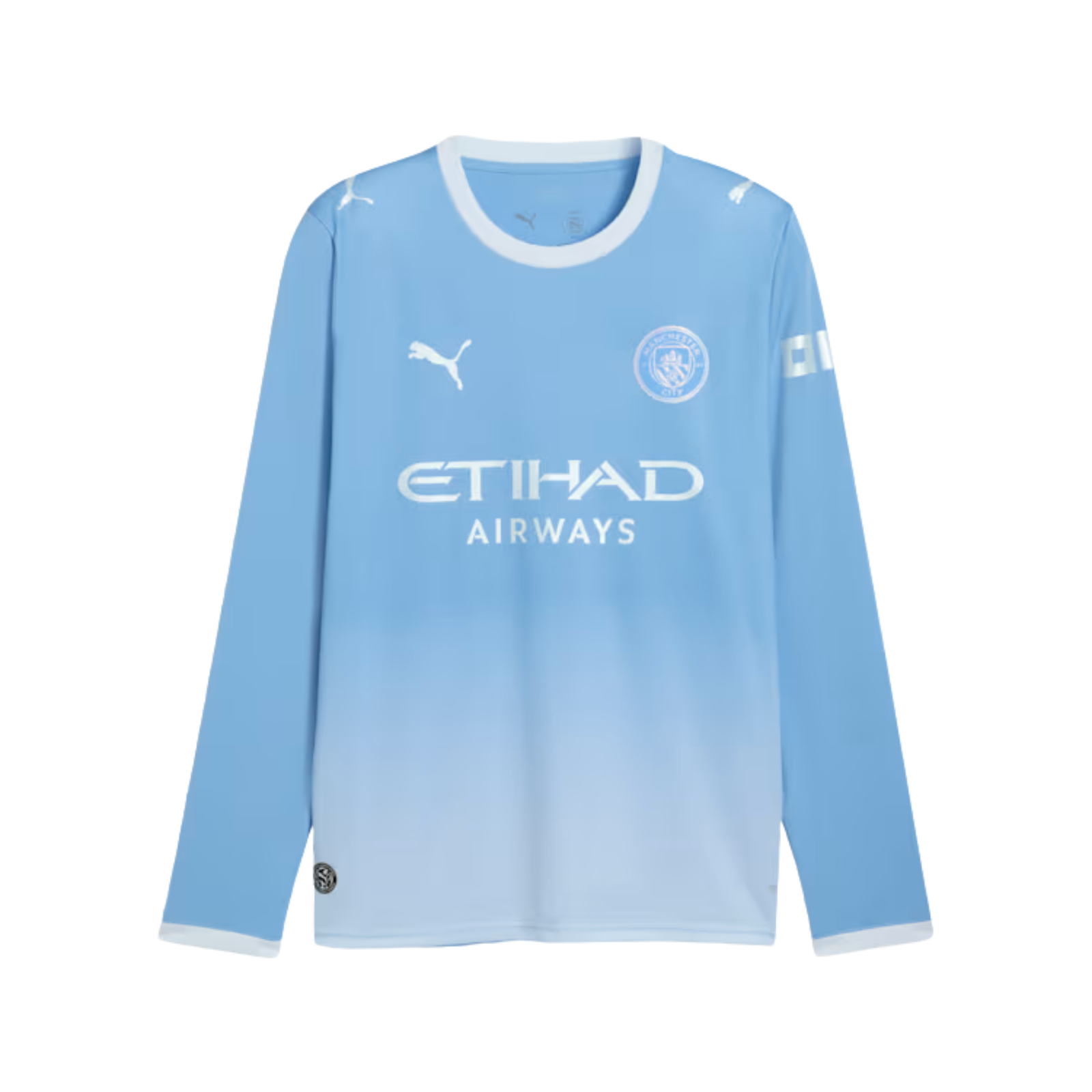 Puma Mens Manchester City Long Sleeve Home Jersey 26/27 (Team Light Blue/Icey Blue)