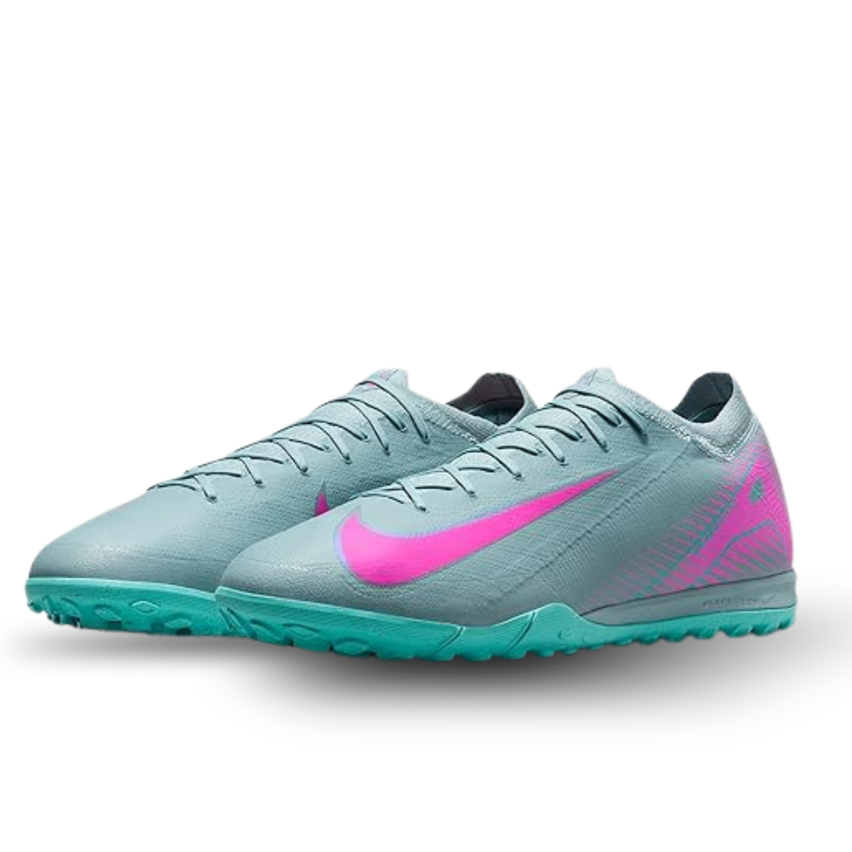 Nike Zoom Vapor 16 Pro Turf Soccer Shoes (Ocean Cube/Pink Blast)