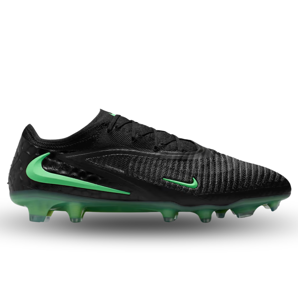 Nike Phantom 6 Low Elite FG Soccer Cleats (Black/Illusion Green)