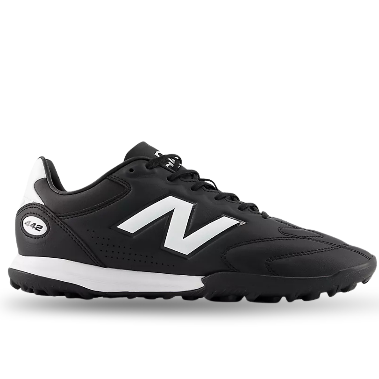 New Balance 442 Pro TF V3 Turf Soccer Shoes (Black/White)