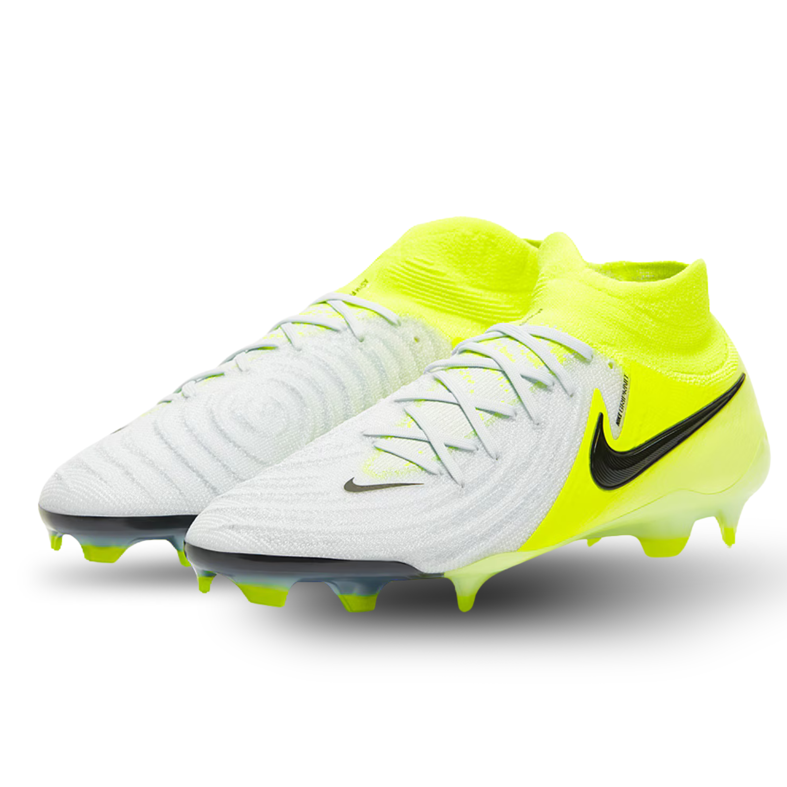 Nike Phantom Luna II Elite FG Soccer Cleats (Metallic Slver/Black-Volt)