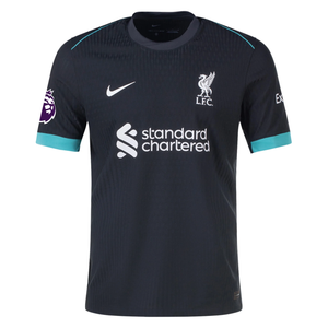 Nike Liverpool Authentic Luis Diaz Away Jersey w/ EPL Patch 24/25 (Night Forest/Washed Teal)