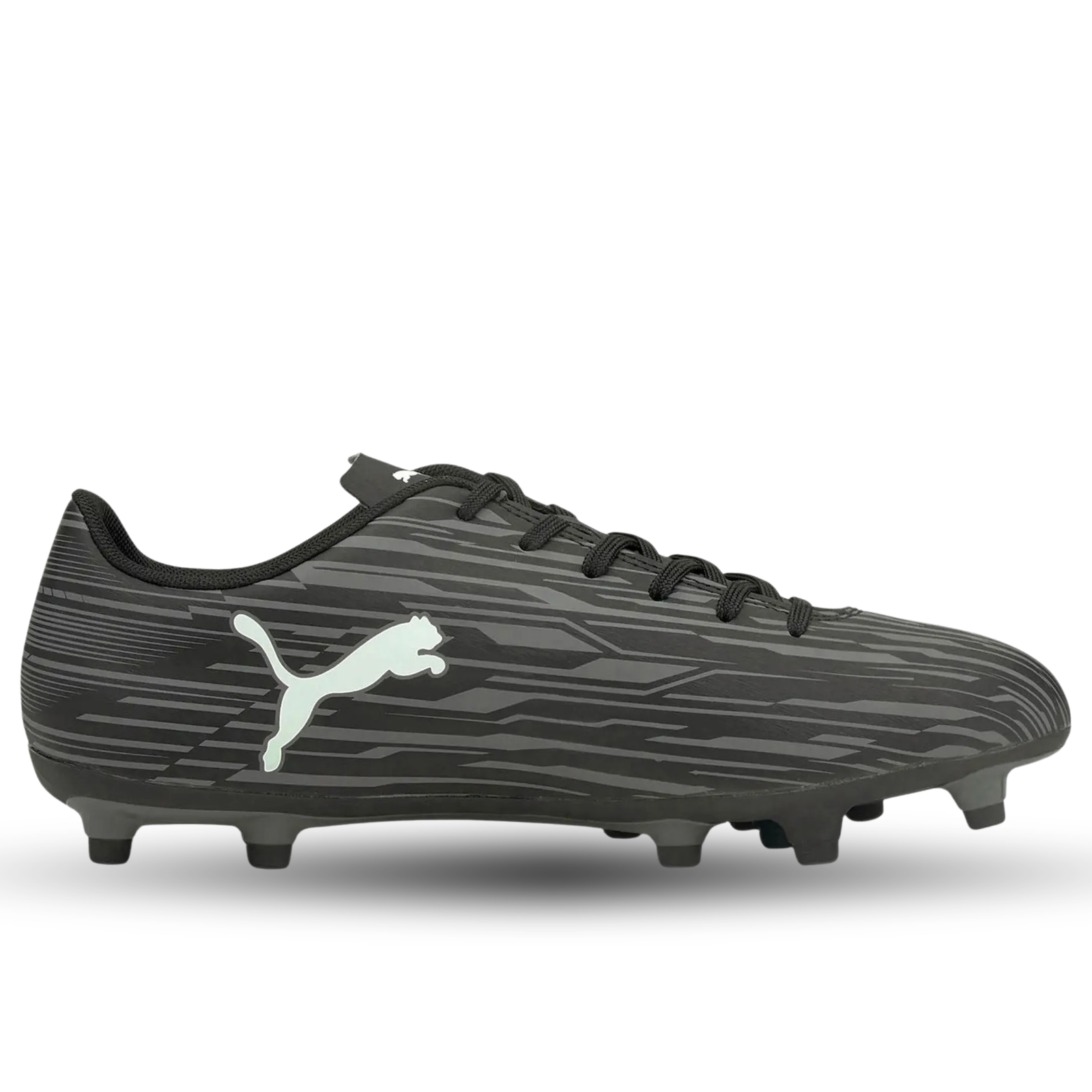 Puma Rapido III FG/AG Soccer Cleats (Puma Black/Castlerock)