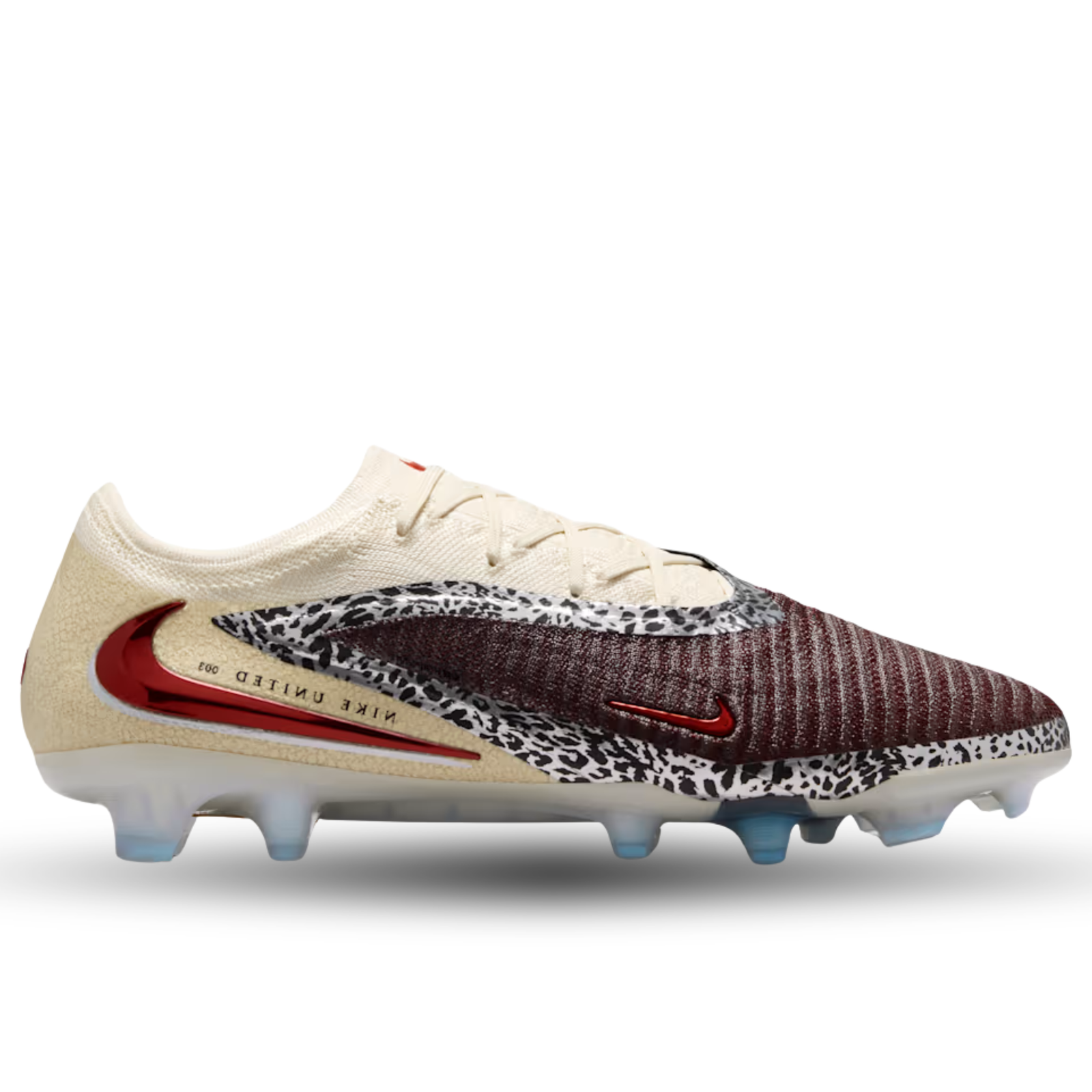 Nike P)hantom 6 Low Elite NU3 Firm Ground Soccer Cleats (Burgundy Crush/University Red