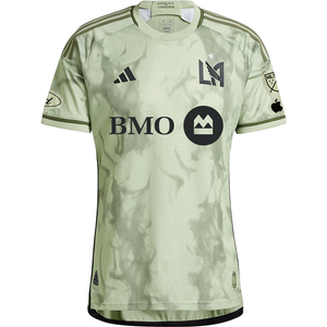 adidas LAFC Authentic Denis Bouanga Away Jersey w/ MLS + Apple TV + Ford Patches 24/25 (Magic Lime)