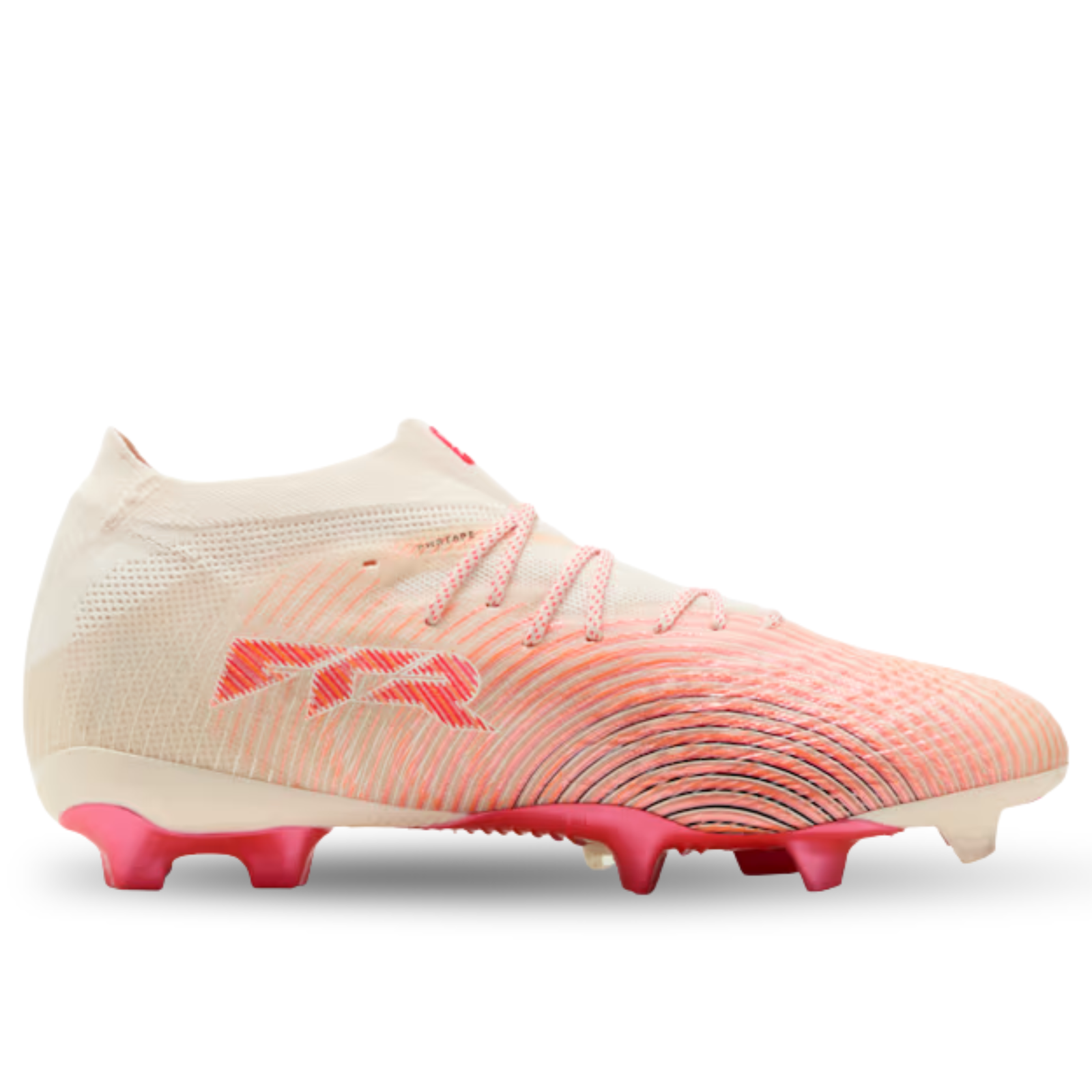 PUMA Future 9 Ultimate FG Soccer Cleats (Sugared Almond/White/Red)