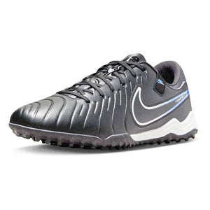 Nike Legend 10 Academy Turf Soccer Shoes (Black/Chrome-Hyper Royal)