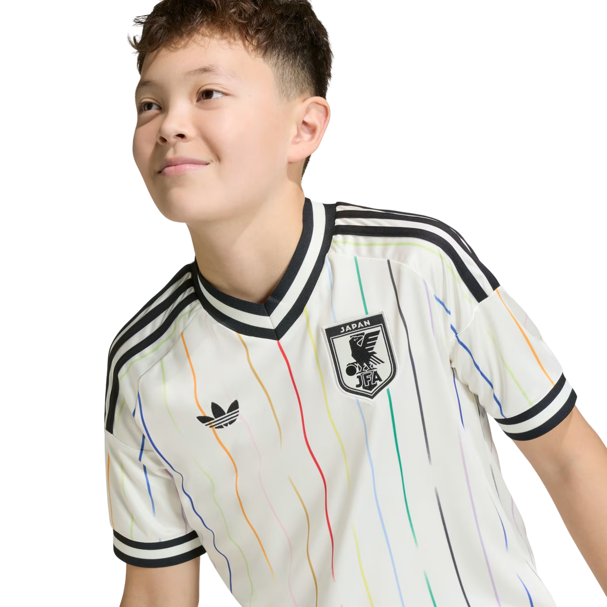 adidas Japan Youth Away Soccer Jersey 26/27 (White/Multi)