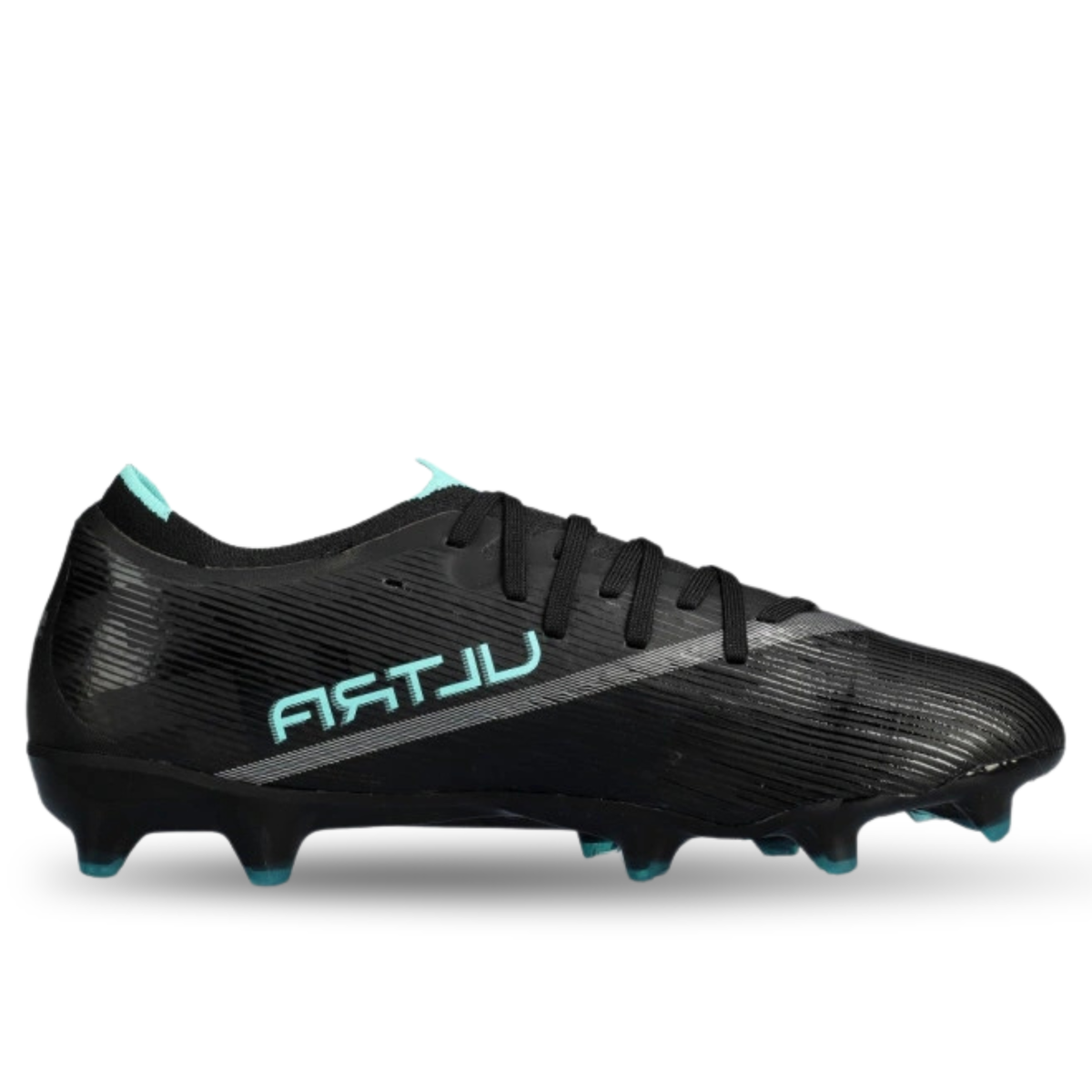 PUMA Ultra Nitro 7 Match FG/AG Soccer Cleats (Black/Intense Mint)