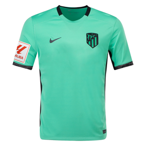 Nike Atletico Madrid Axel Witsel Third Jersey w/ La Liga Patch 23/24 (Spring Green/Black)