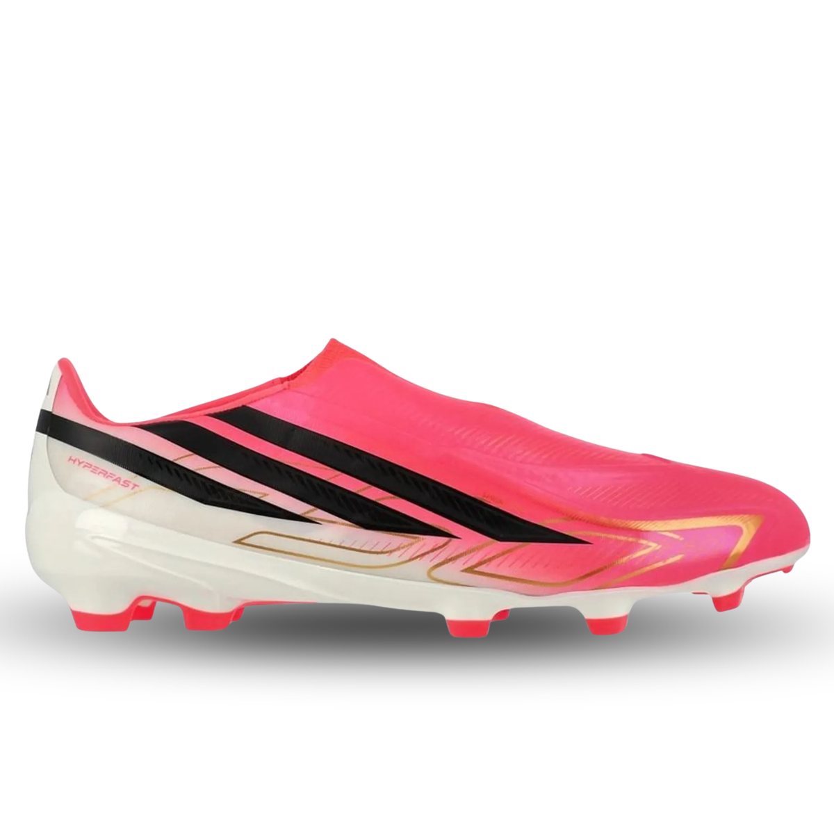 adidas F50 Hyperfast League LL FG Soccer Cleats (Pink/White)