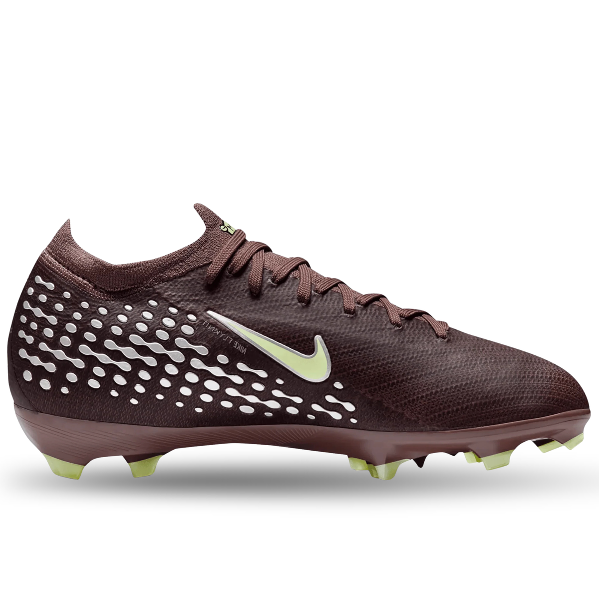 Nike Jr Zoom Vapor 16 Pro KM Firm Ground Soccer Cleats (Plum Eclipse/Metallic Silver)