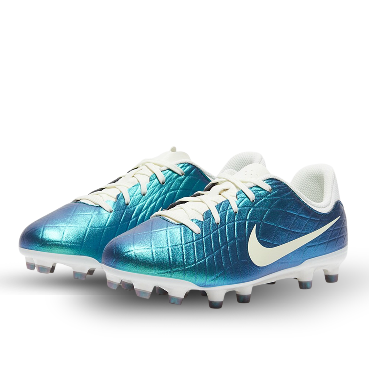 Nike Jr. Legend 10 Academy FG/MG Soccer Cleats (Dark Atomic Teal/Sail)