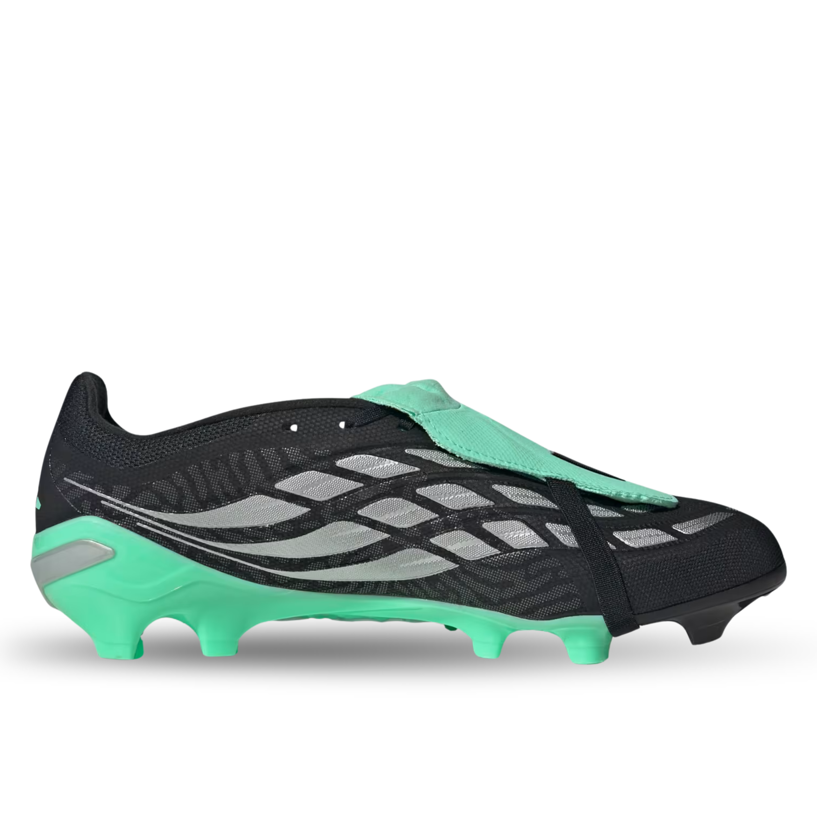 adidas Predator League FT Firm Ground Soccer Cleats (Black/Aqua)