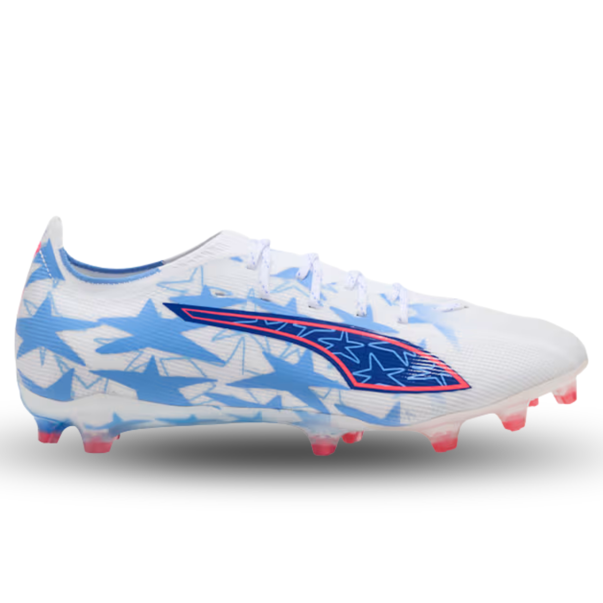 Puma Ultra 6 Match KidSuper x CP FG/AG Soccer Cleats (Puma White/Pink Lilac)