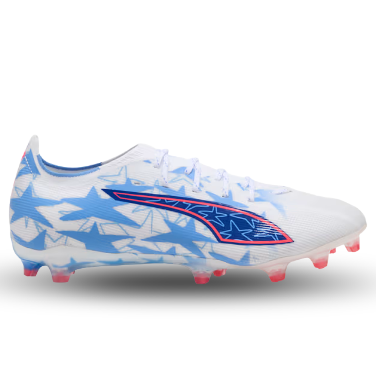 Puma Ultra 6 Match KidSuper x CP FG/AG Soccer Cleats (Puma White/Pink Lilac)
