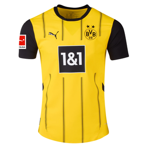Puma Borussia Dortmund Home Jersey w/ Bundesliga Patch 24/25 (Faster Yellow/Puma Black)