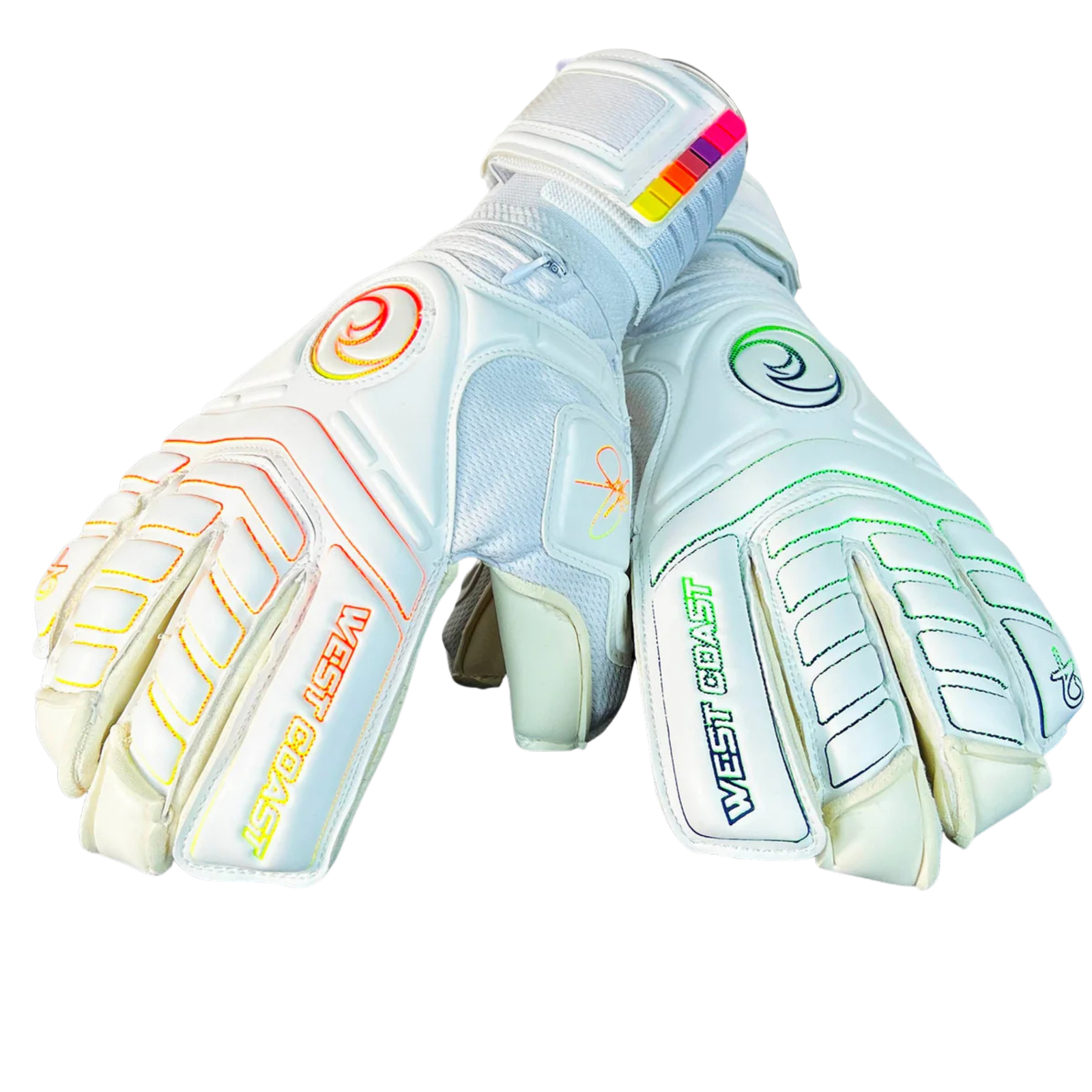 West Coast Spyder Holy Twins Goalkeeper Gloves (White)
