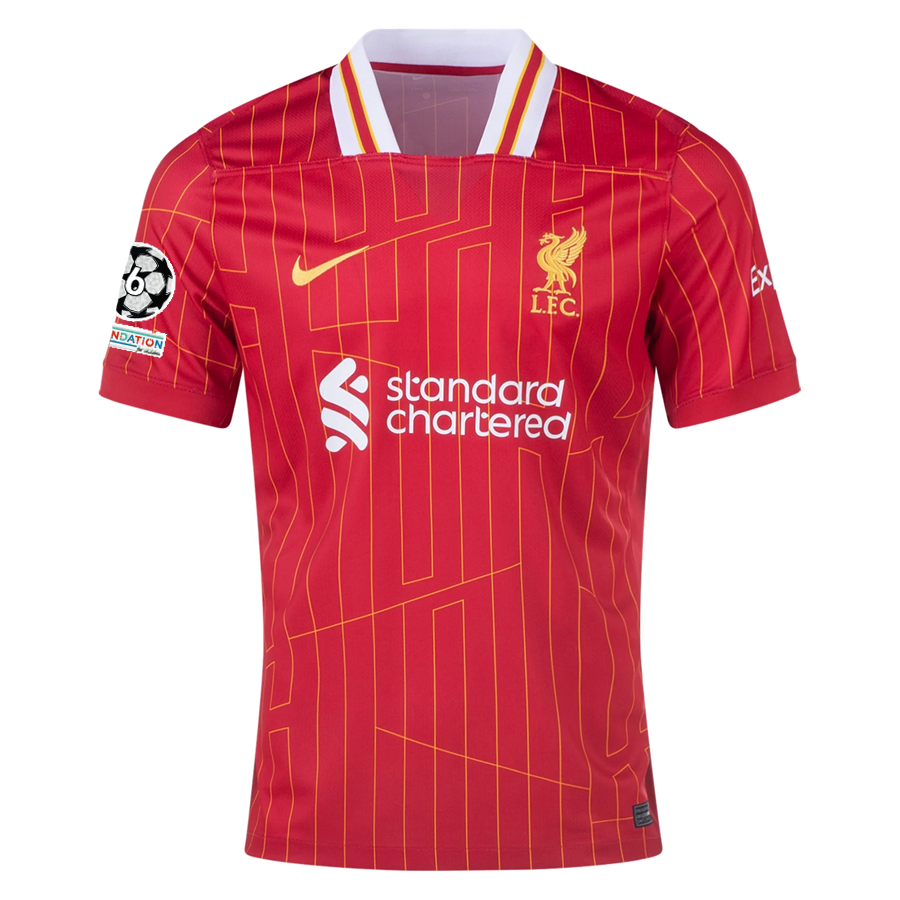 Nike Liverpool Dominik Szoboszlai Home Jersey w Champions League Patc Soccer Wearhouse