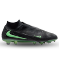 Nike Phantom 6 High Elite FG Soccer Cleats (Black/Illusion Green)