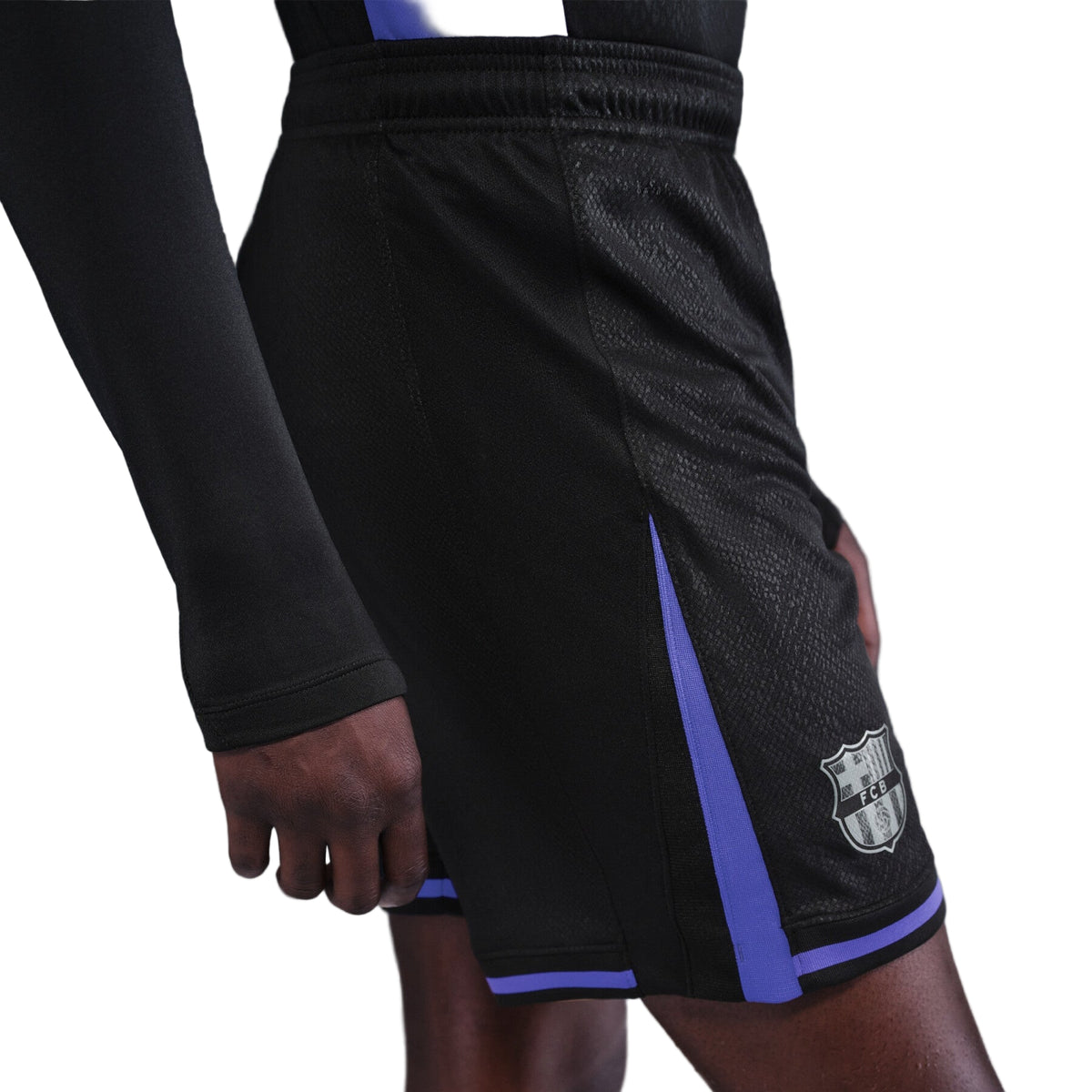 Nike Kobe Bryant x FC Barcelona Away Shorts 25/26 (Black/Persian Violet/Iron Grey)