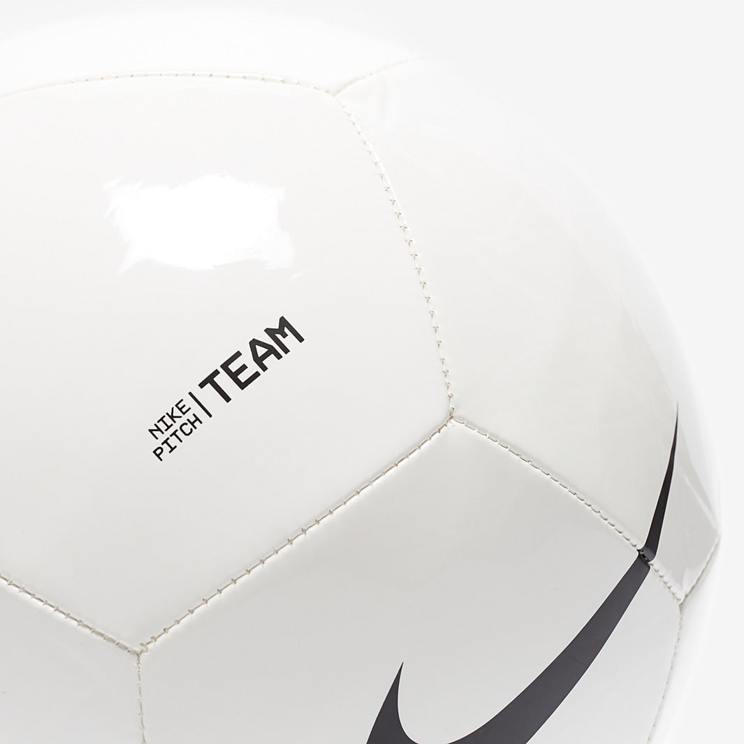 Nike Pitch Team Soccer Ball (White/Black)