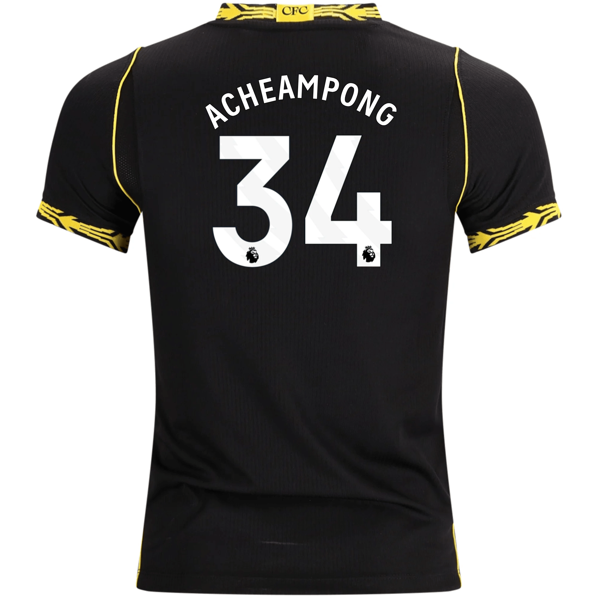 Nike Youth Chelsea Josh Acheampong Away Jersey 26/27 (Black/Gold)