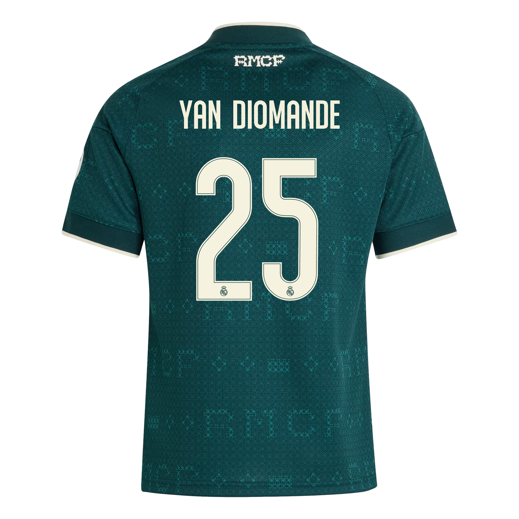 adidas Youth Real Madrid Yan Diomande Away Jersey 26/27 (Green)